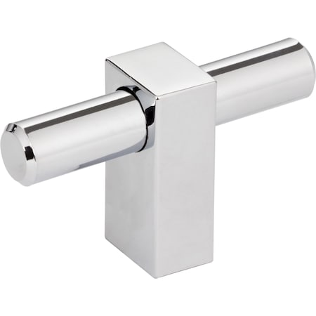 Jeffrey Alexander 2-3/8In. Overall Length Polished Chrome LarkinIn.tIn. Knob 478T-PC